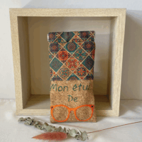 Etui à lunettes imprimé ou brodé – Doublé coton, écologique et artisanal