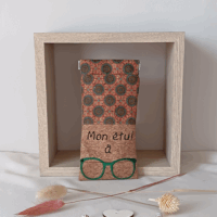 Etui à lunettes imprimé ou brodé – Doublé coton, écologique et artisanal