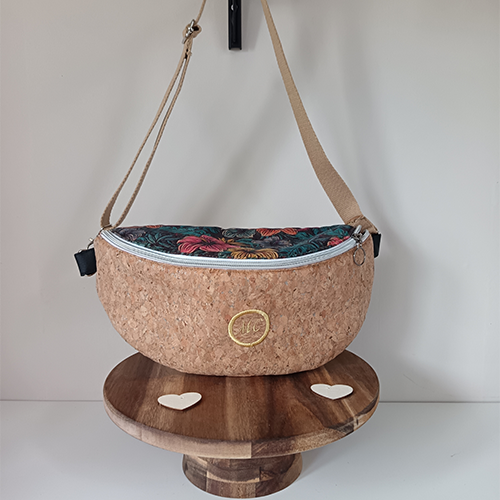 Sac banane liège – style tropical